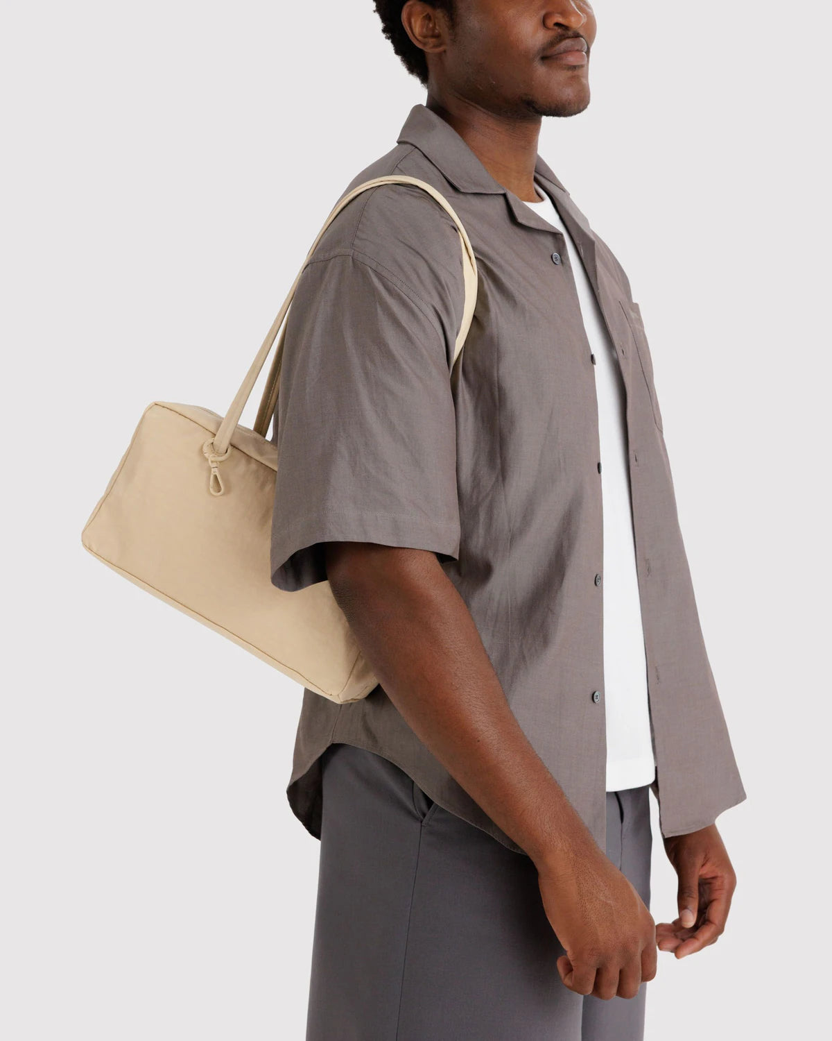 Baggu | Nylon Bowler Bag - Custard