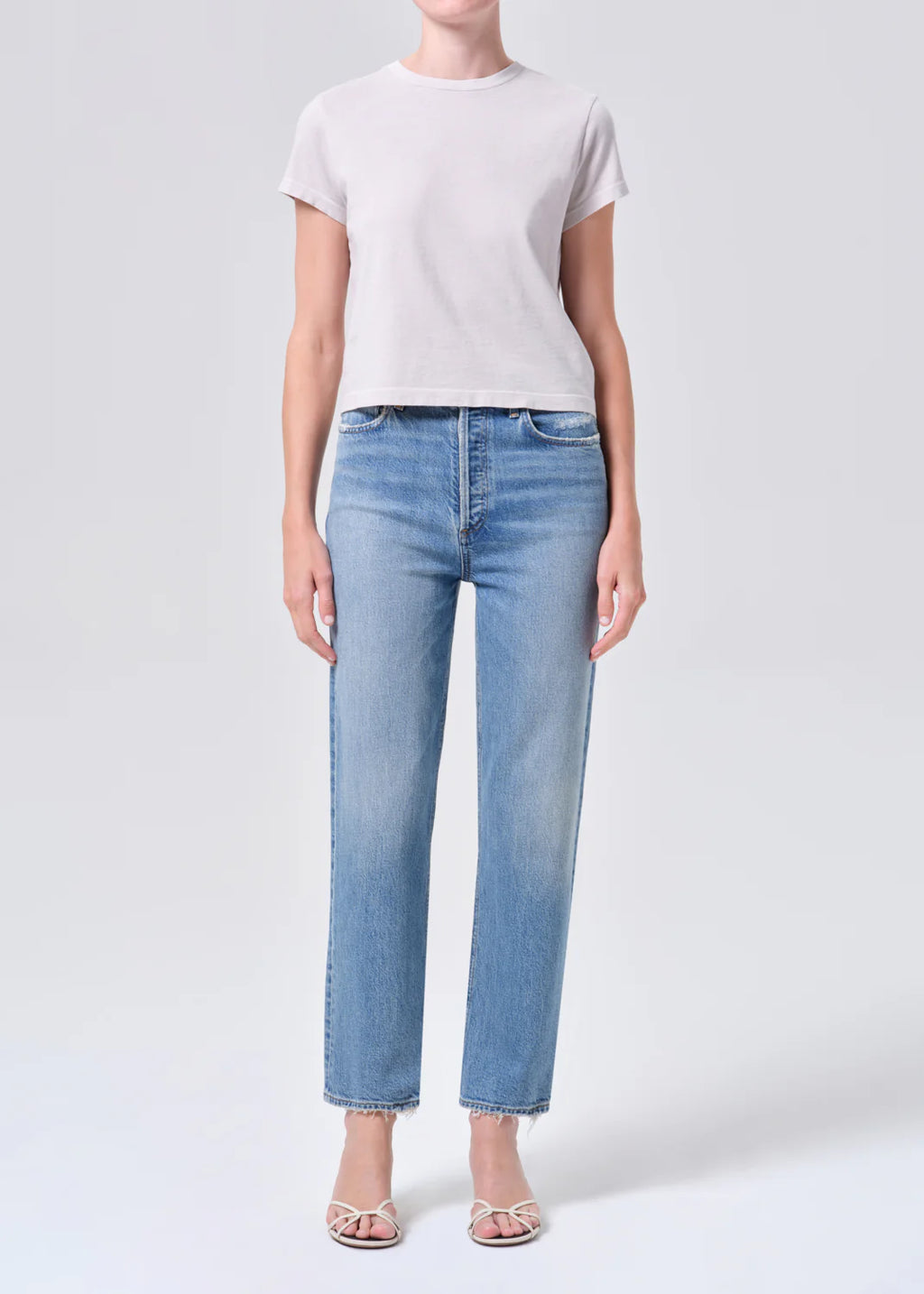 AGOLDE | 90's Pinch Waist Crop - Renew