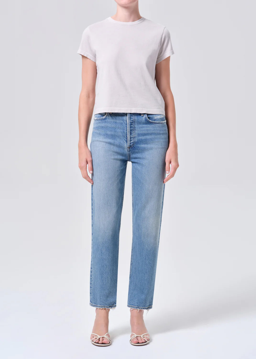 AGOLDE | 90's Pinch Waist Crop - Renew