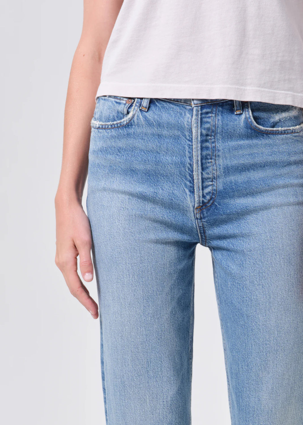 AGOLDE | 90's Pinch Waist Crop - Renew