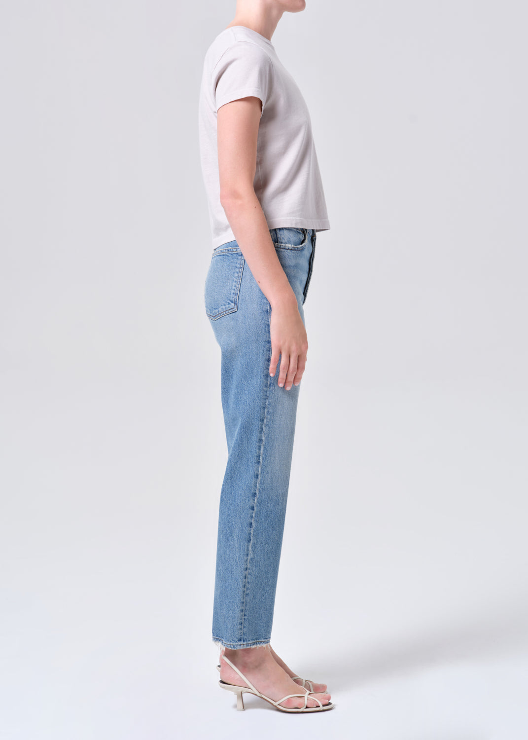AGOLDE | 90's Pinch Waist Crop - Renew