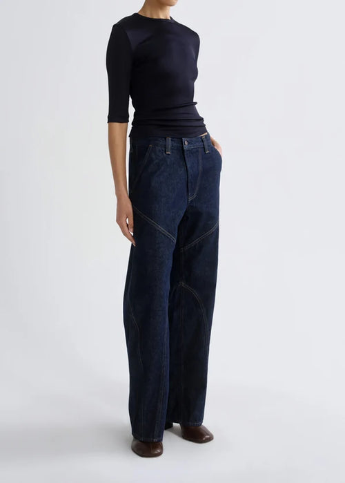 AGOLDE | Saige Tee - Navy