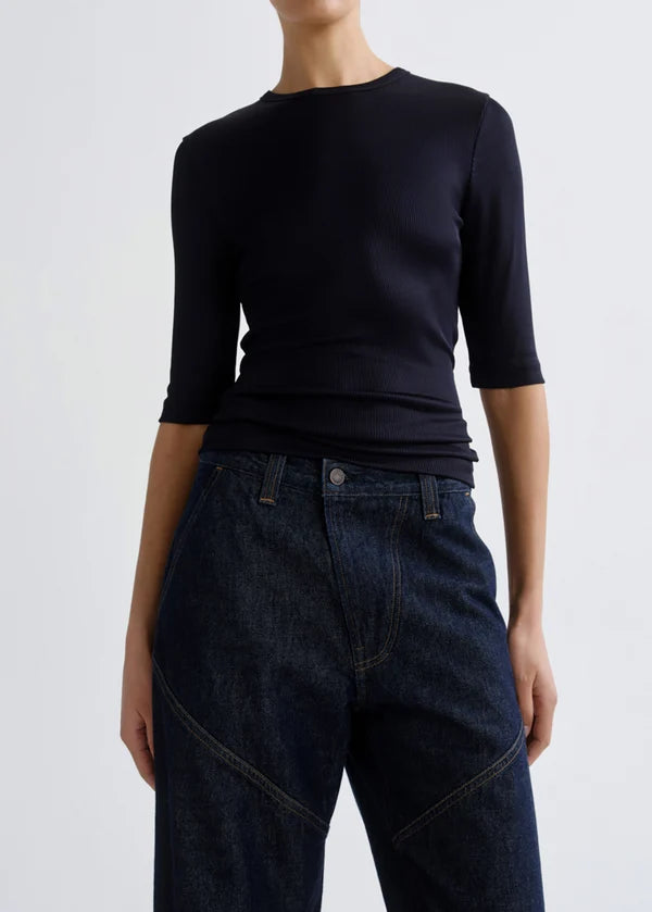 AGOLDE | Saige Tee - Navy