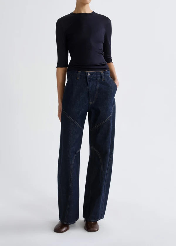 AGOLDE | Saige Tee - Navy