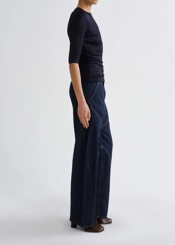 AGOLDE | Saige Tee - Navy