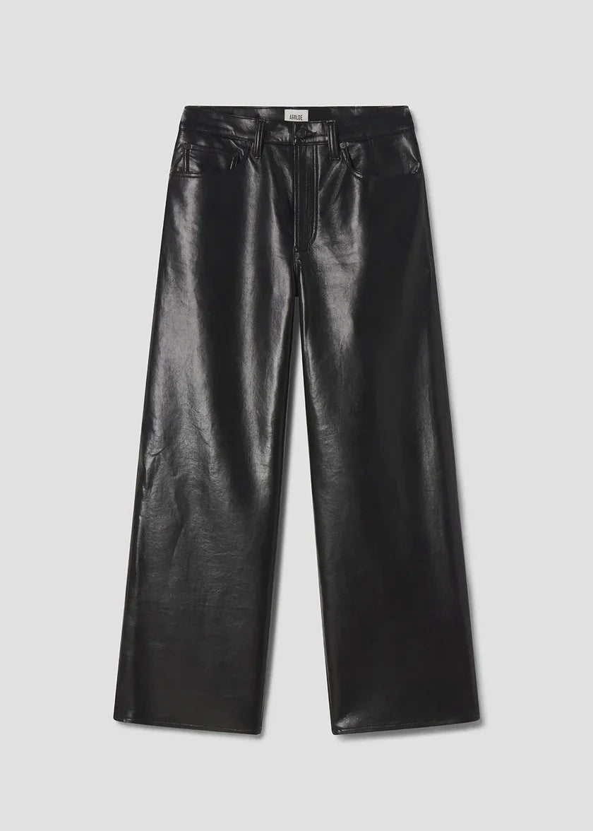 AGOLDE | Arc Jean 32" - Detox Black Leather