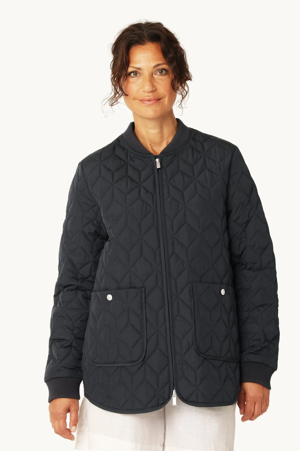 Ilse Jacobsen | Quilted Jacket - Dark Indigo