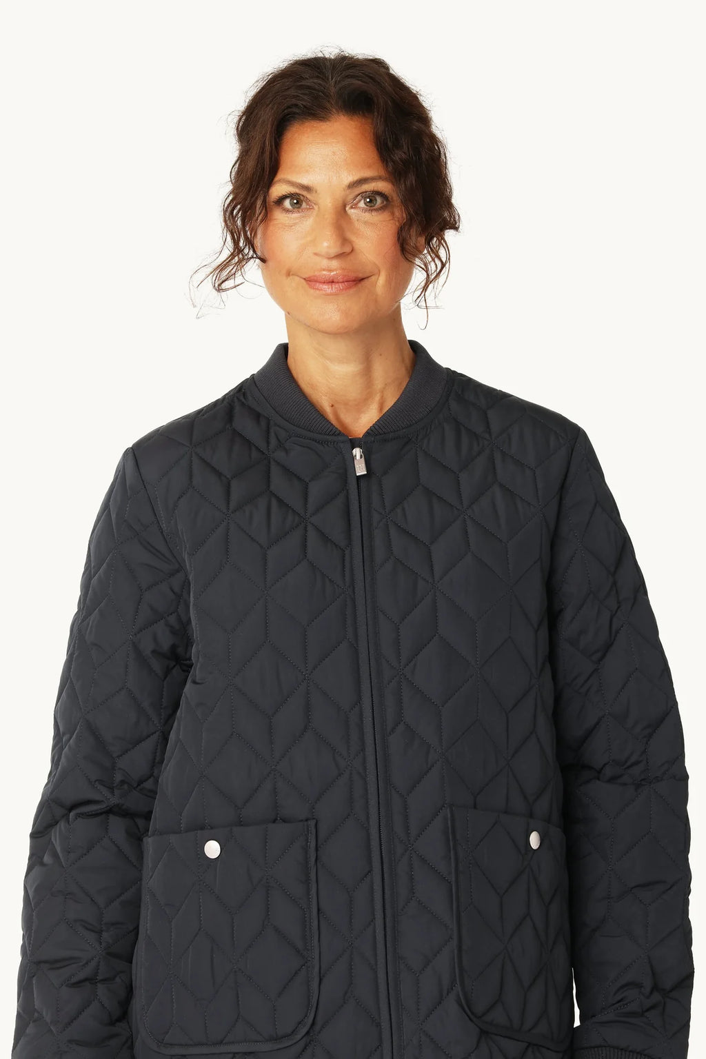 Ilse Jacobsen | Quilted Jacket - Dark Indigo