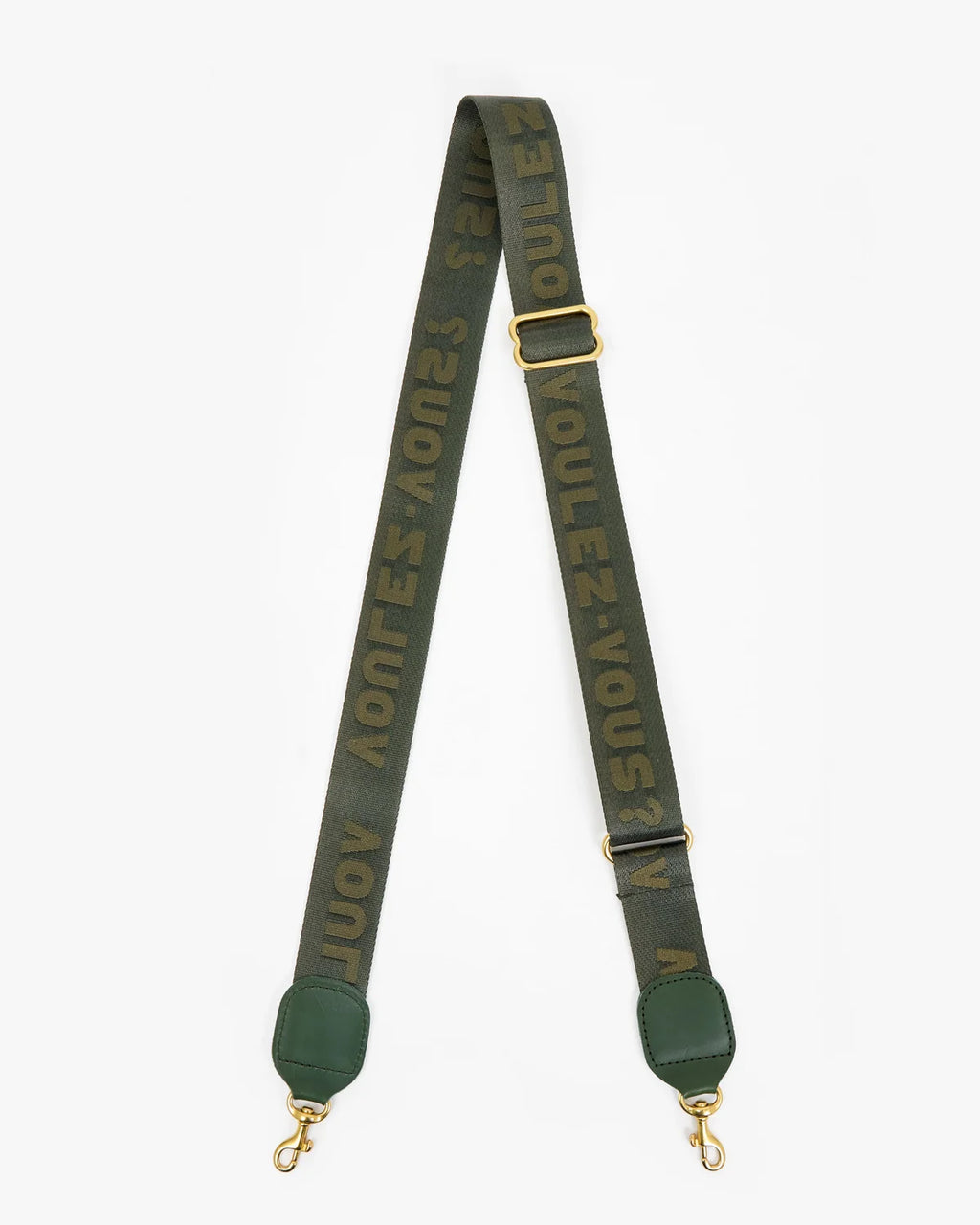 Clare V | Adjustable Crossbody Bag Strap - Army Voulez-Vous?