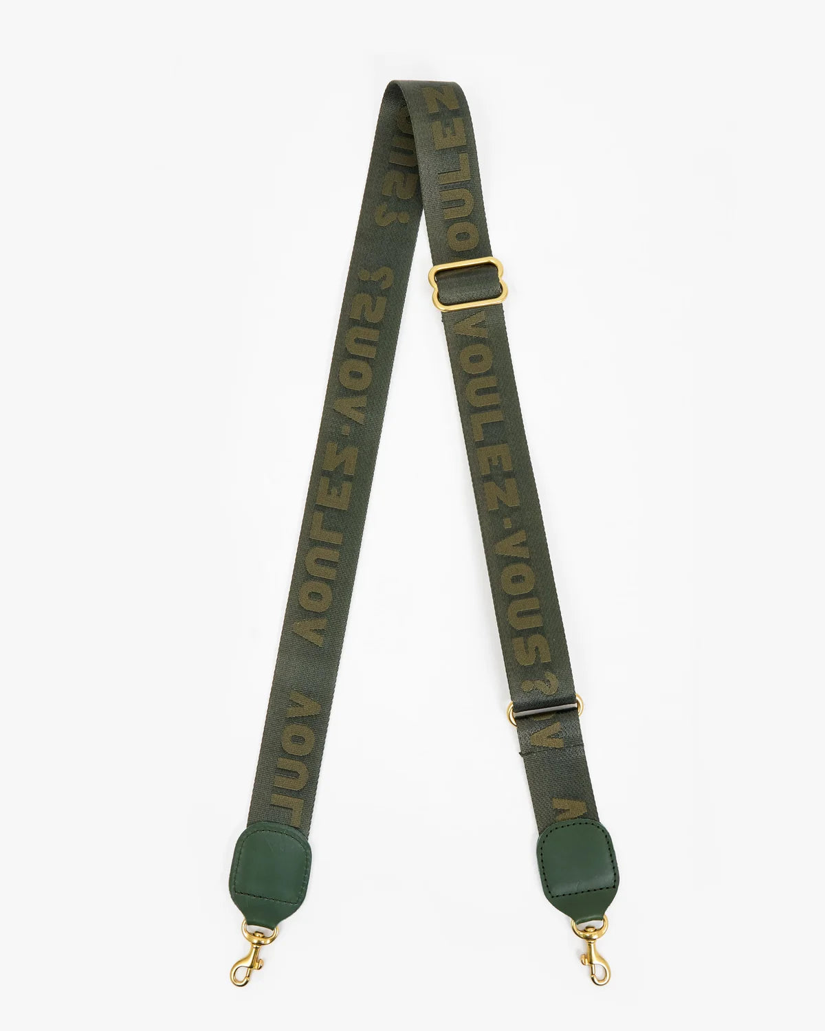 Clare V | Adjustable Crossbody Bag Strap - Army Voulez-Vous?