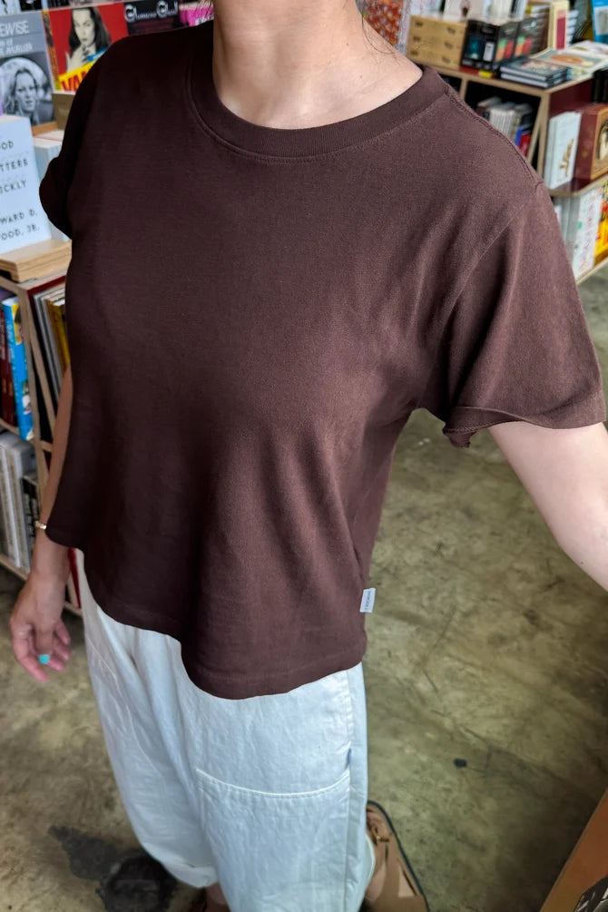 Le Bon Shoppe | Airy Darling Tee - Dark Cacao