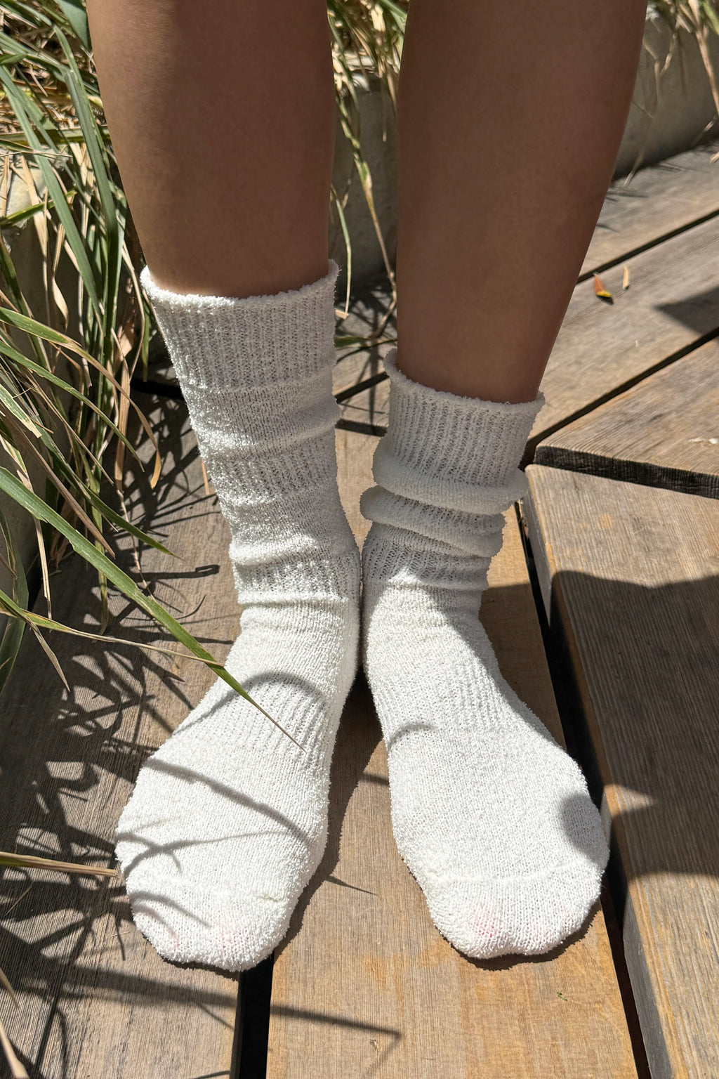 Le Bon Shoppe | Airy Puffin Sock | Salt