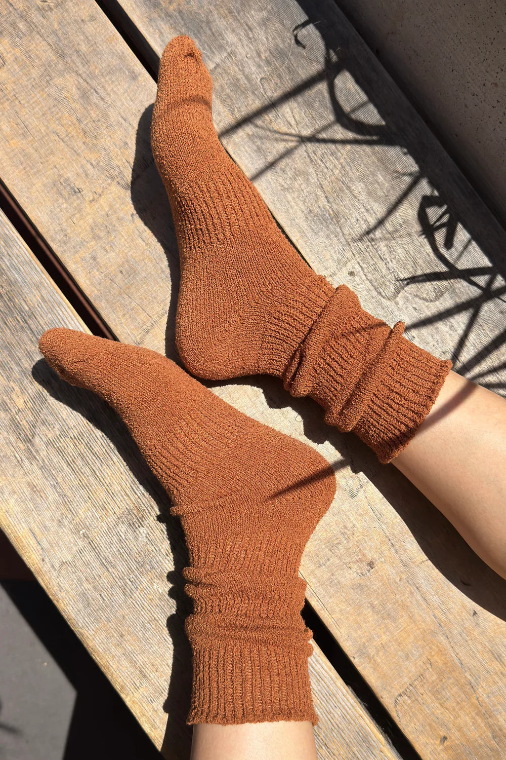 Le Bon Shoppe | Airy Puffin Sock - Whisky