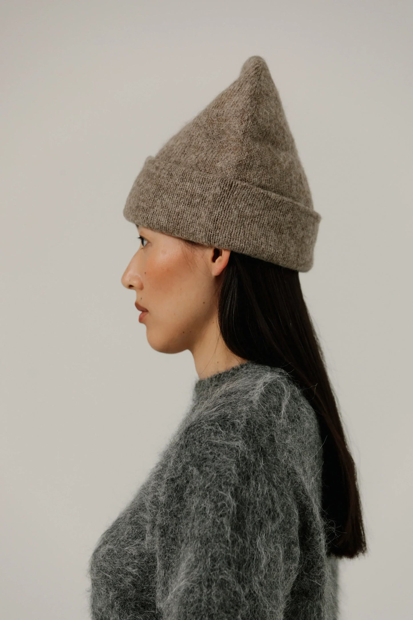 Bare Knitware | Baby Alpaca Andes Beanie - Dark Fawn