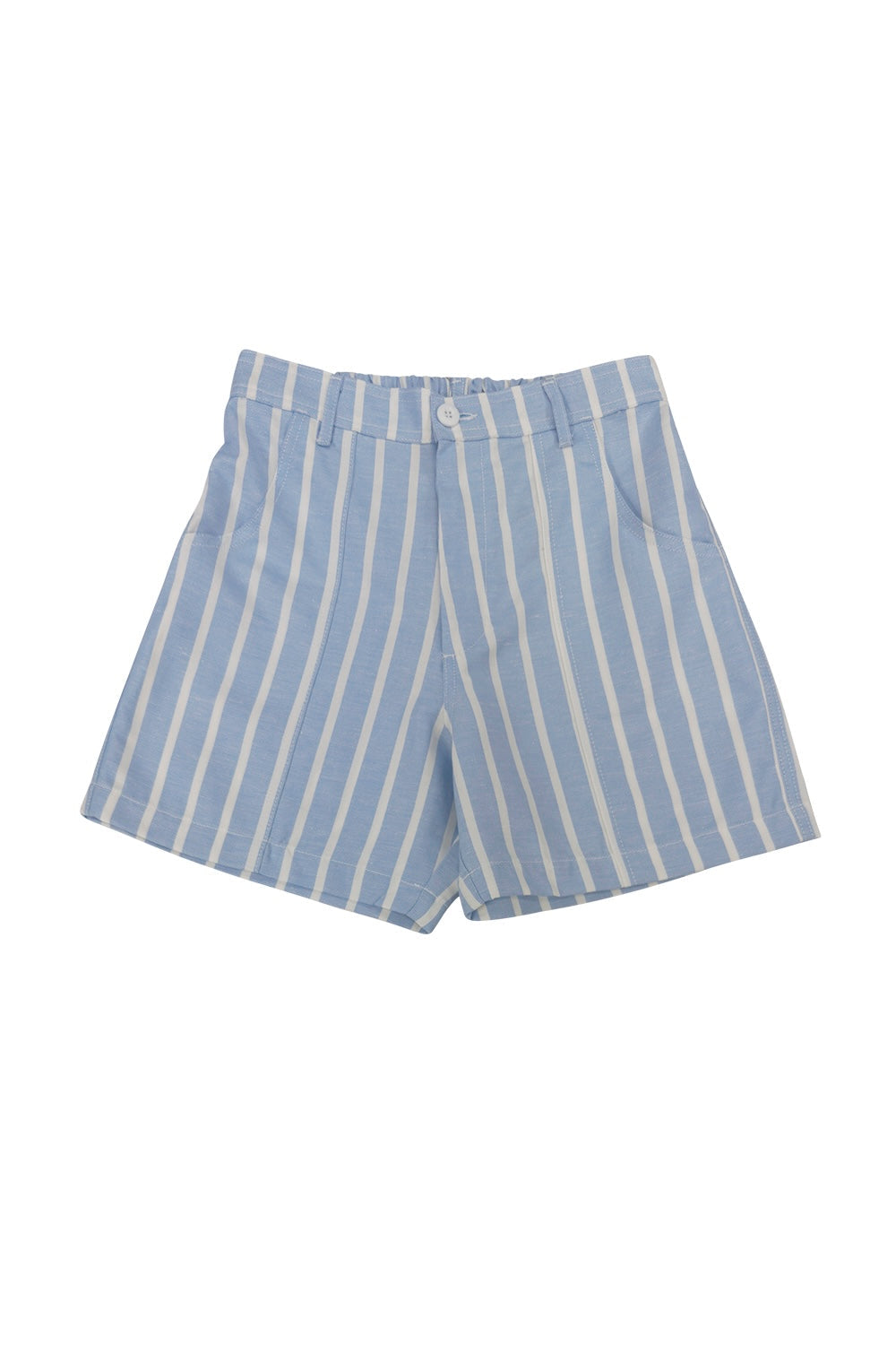 Jungmaven | Avilia Short - Lt Blue/ White Stripe