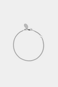 Kara Yoo | Thin Curb Bracelet - Silver