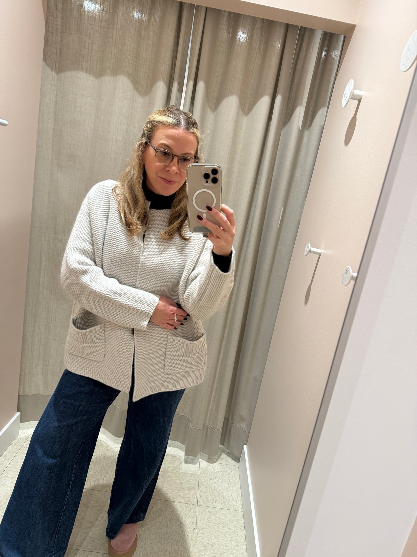 Naif | Isala Wool Coat -Chalk
