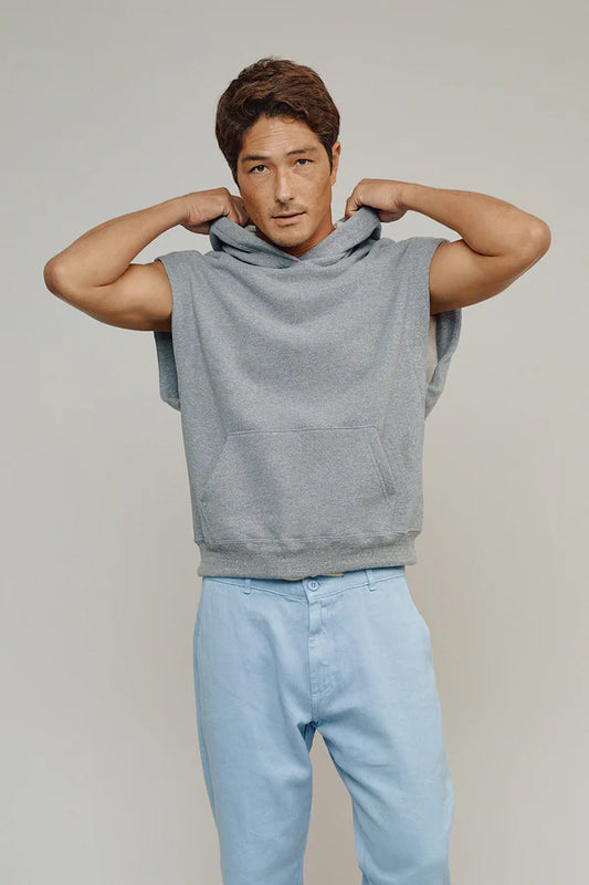 Jungmaven | Balboa Hooded Sweatshirt - Heather Grey - Unisex