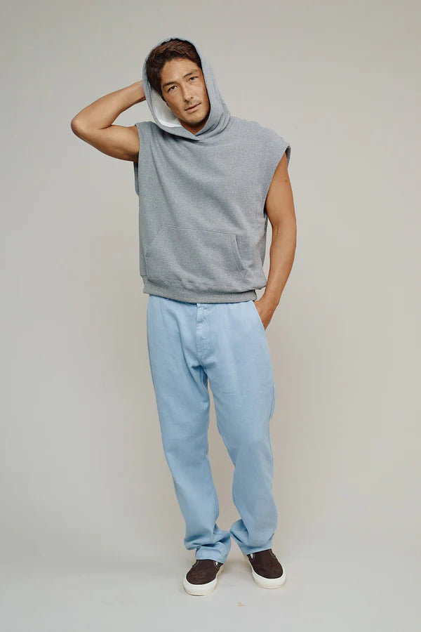 Jungmaven | Balboa Hooded Sweatshirt - Heather Grey - Unisex