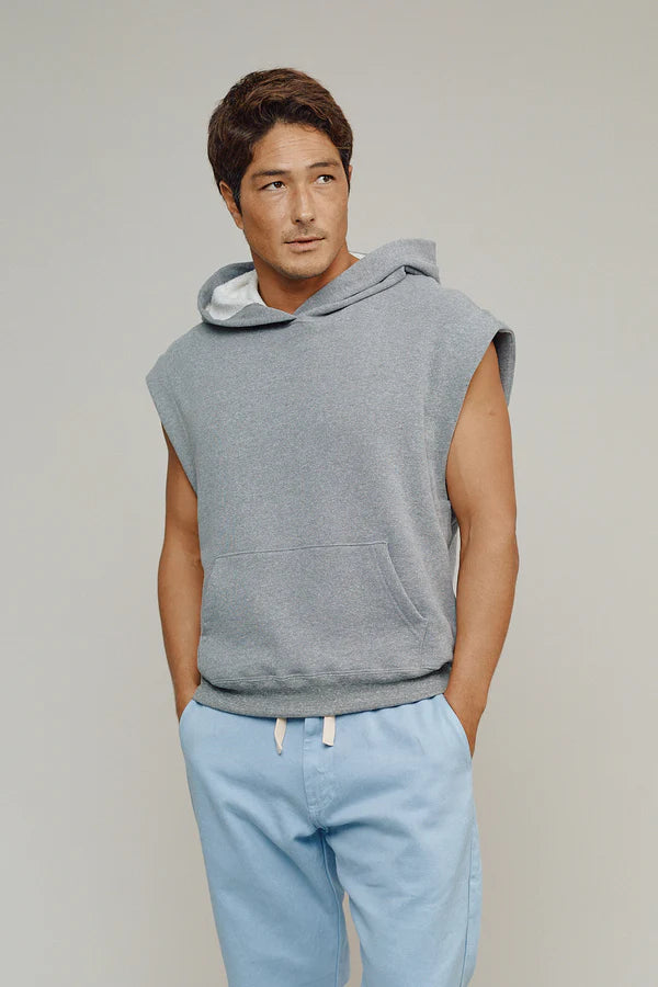 Jungmaven | Balboa Hooded Sweatshirt - Heather Grey - Unisex