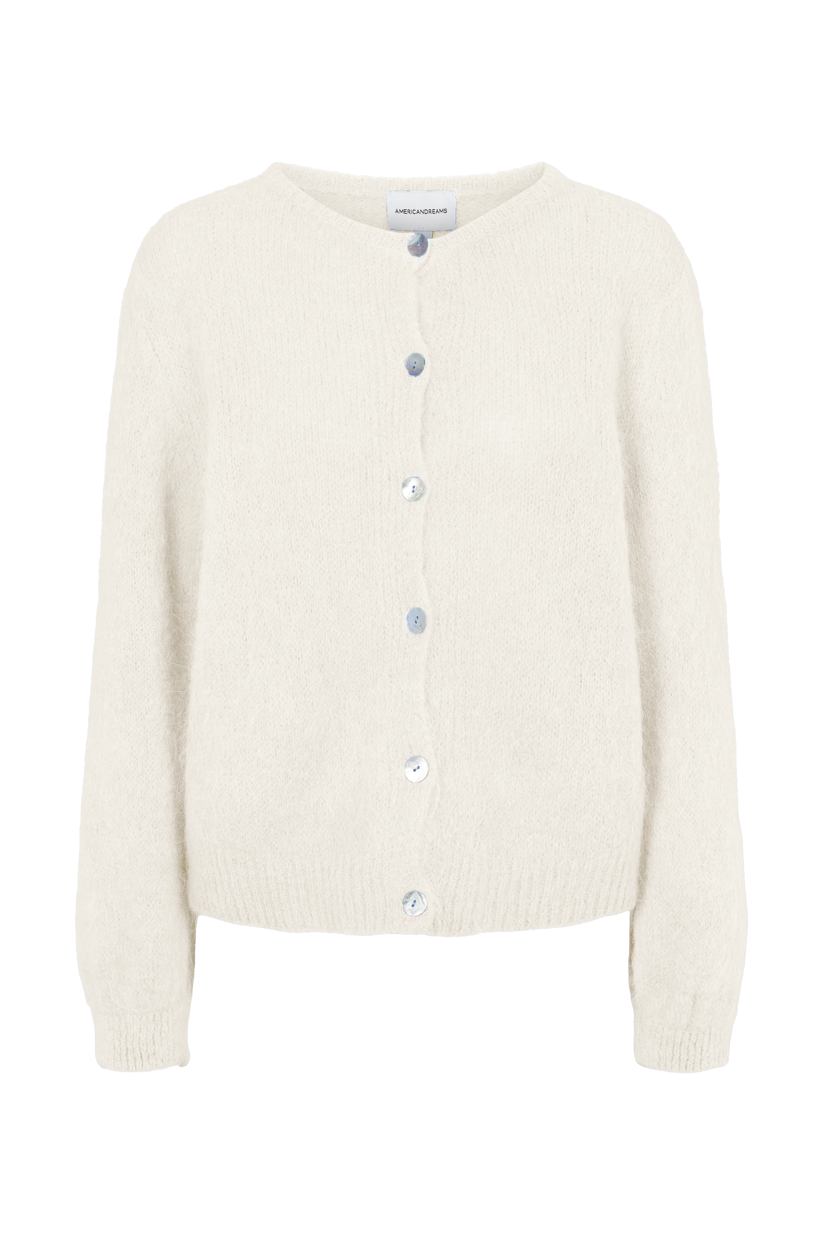 American Dreams | Susan Alpaca Cardigan - White