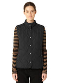 Ilse Jacobsen | Quilted Short Vest - Black