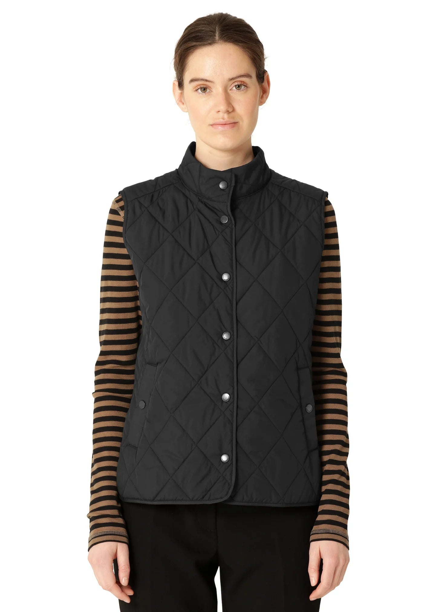 Ilse Jacobsen | Quilted Short Vest - Black