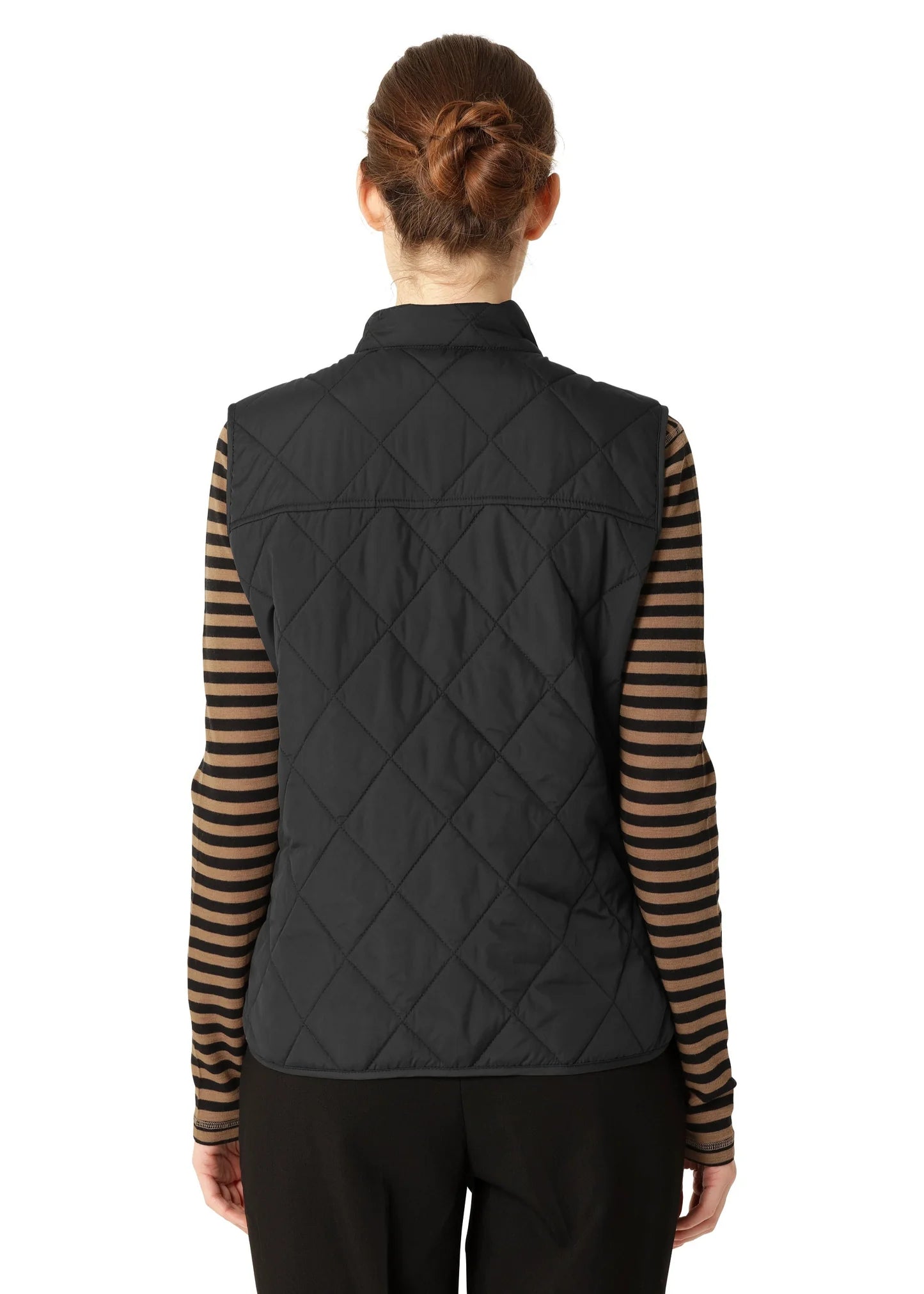 Ilse Jacobsen | Quilted Short Vest - Black