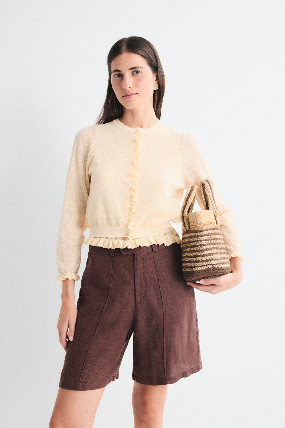 Mus & Bombon | Arani Bermudas - Brown