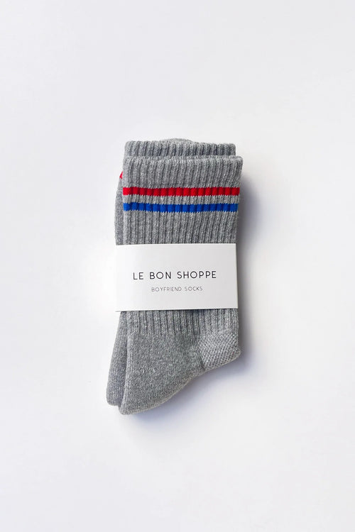 Le Bon Shoppe | Boyfriend Socks - True Grey
