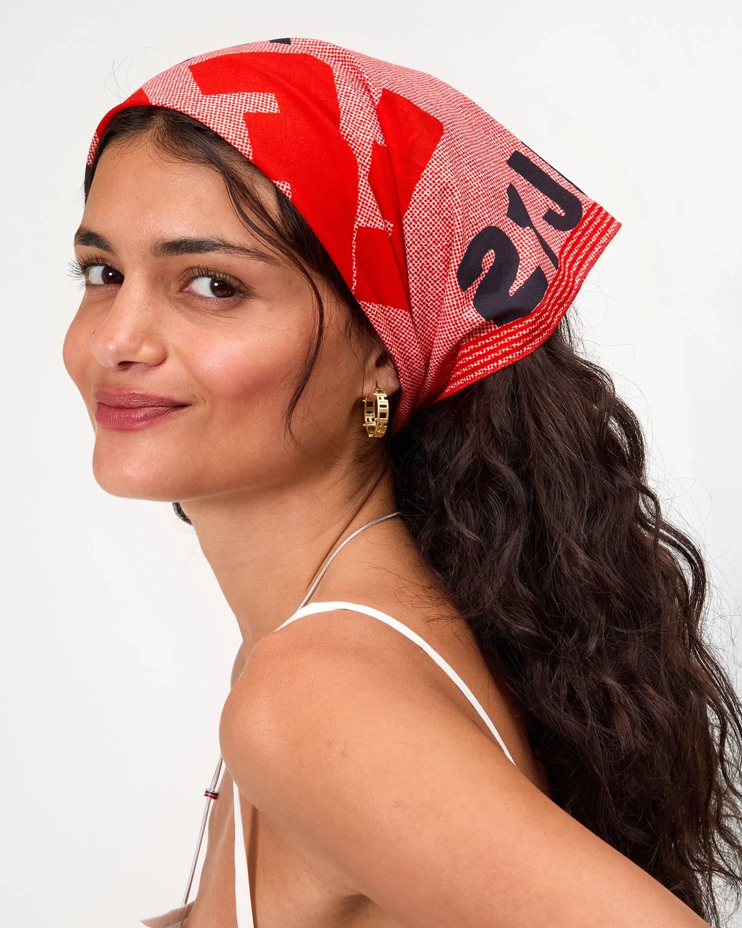 Clare V. | Ciao Hoop Earrings - Vintage Gold