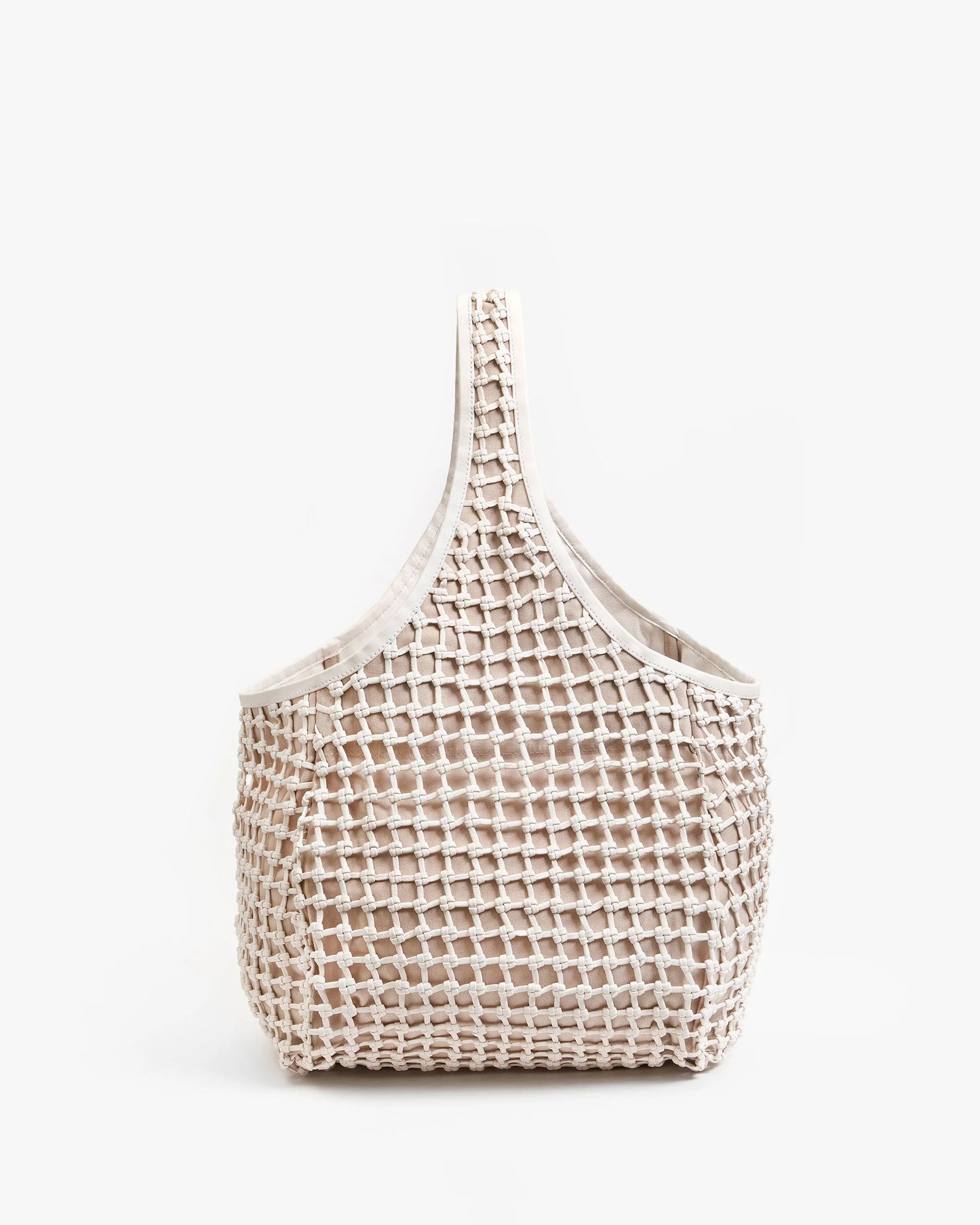 Claire V. | Bando - Knot Woven Leather - White