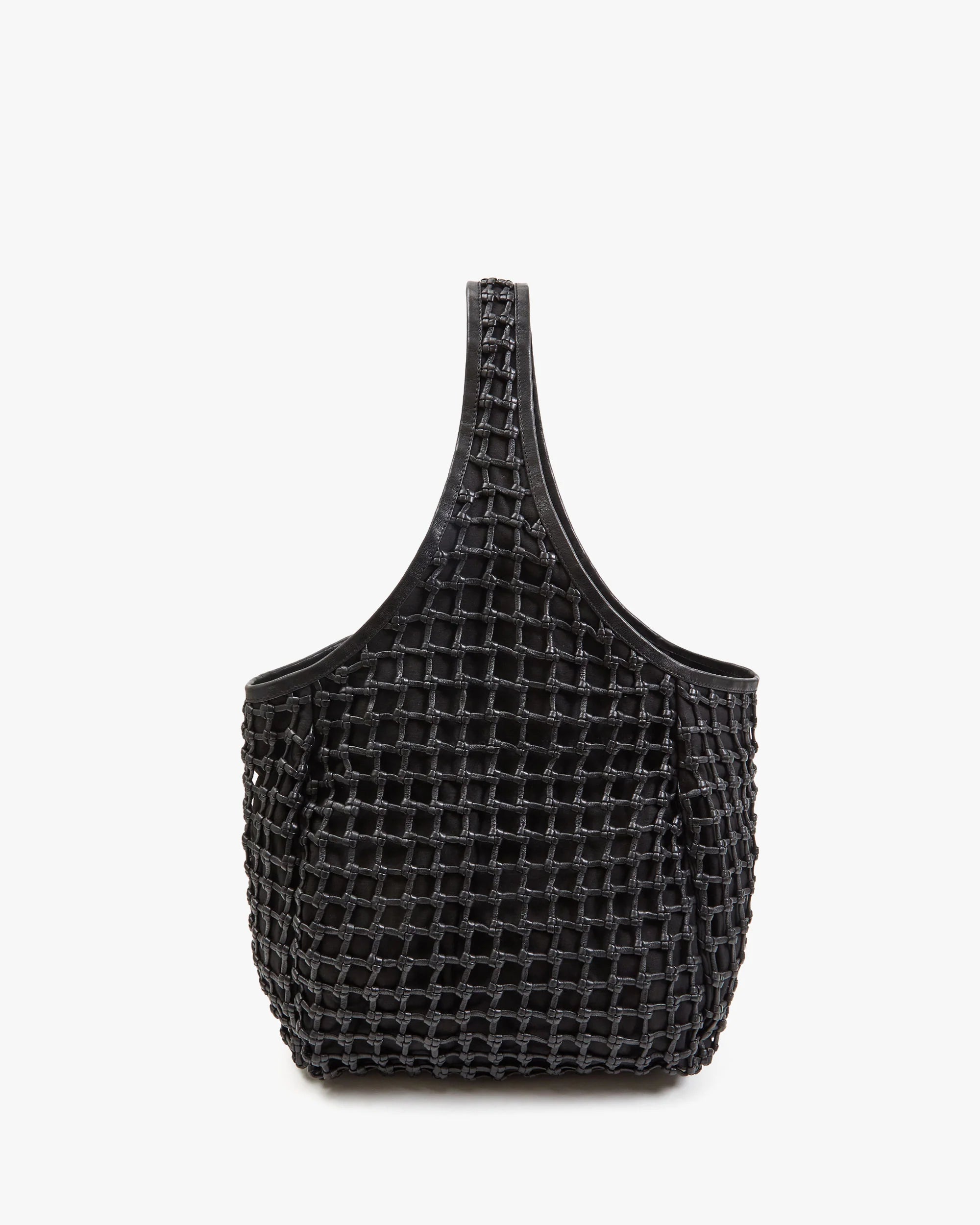 Clare V. | Bando - Knot Woven Leather - Black