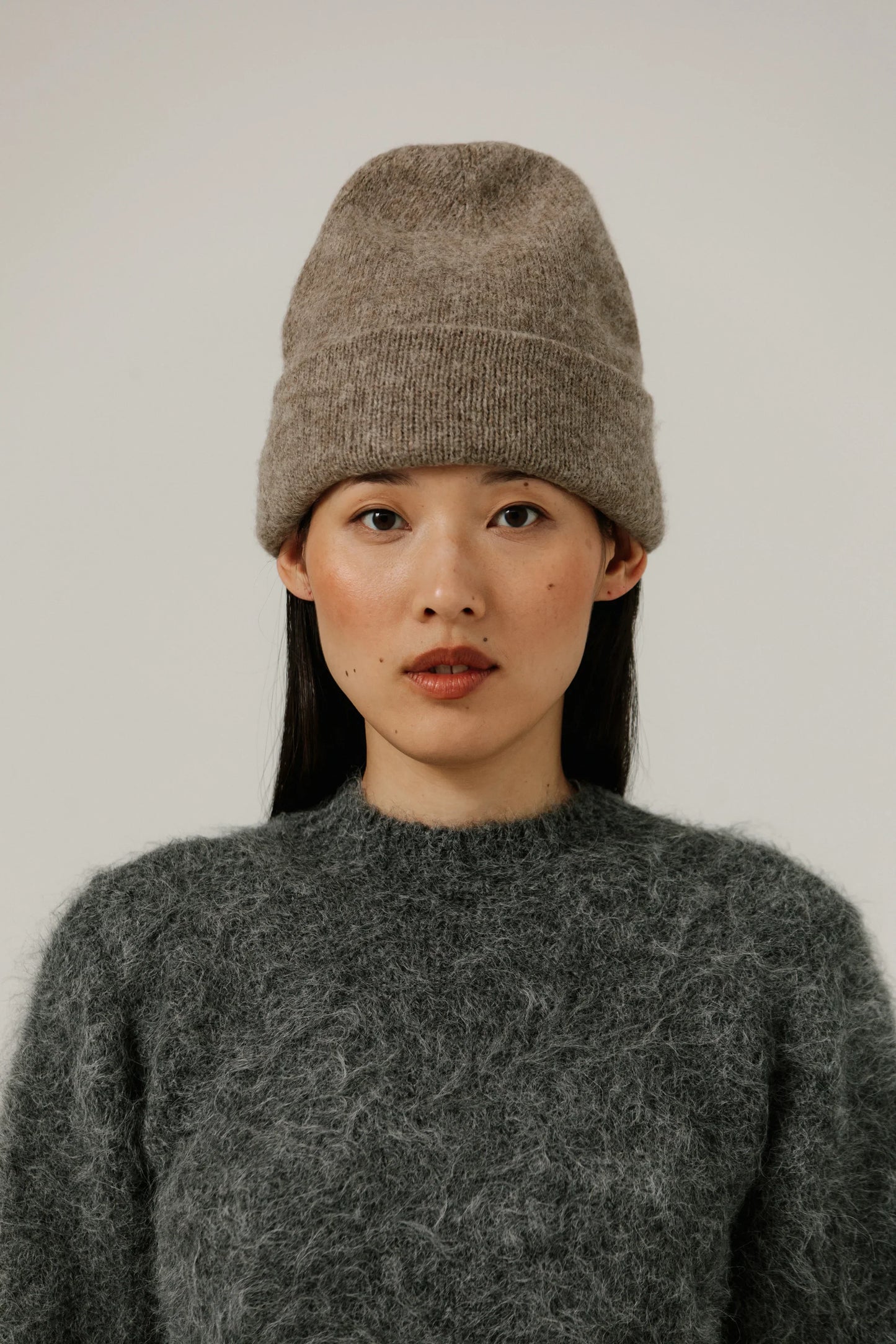 Bare Knitware | Baby Alpaca Andes Beanie - Dark Fawn