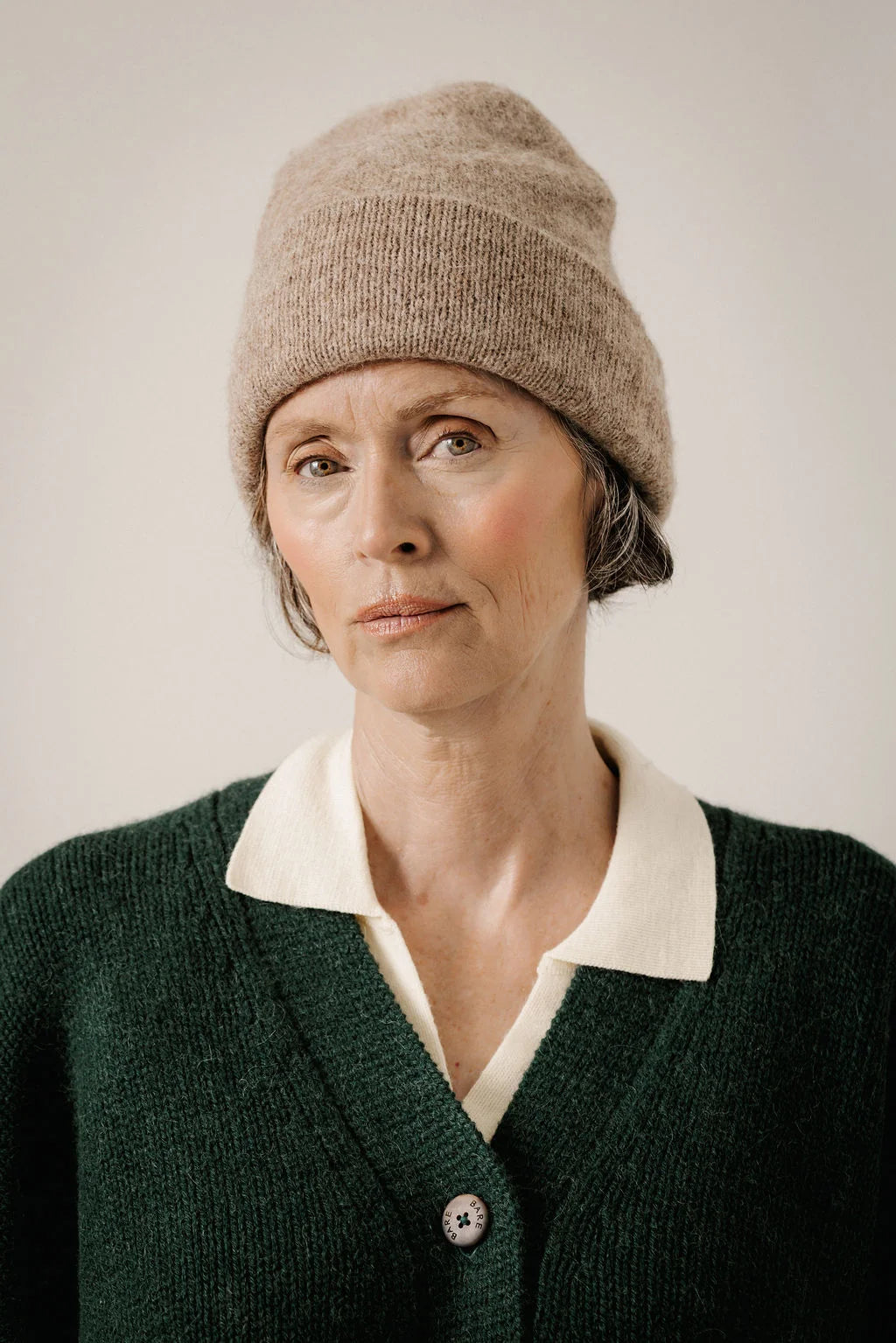 Bare Knitwear | Baby Alpaca Andes Beanie - Dark Fawn