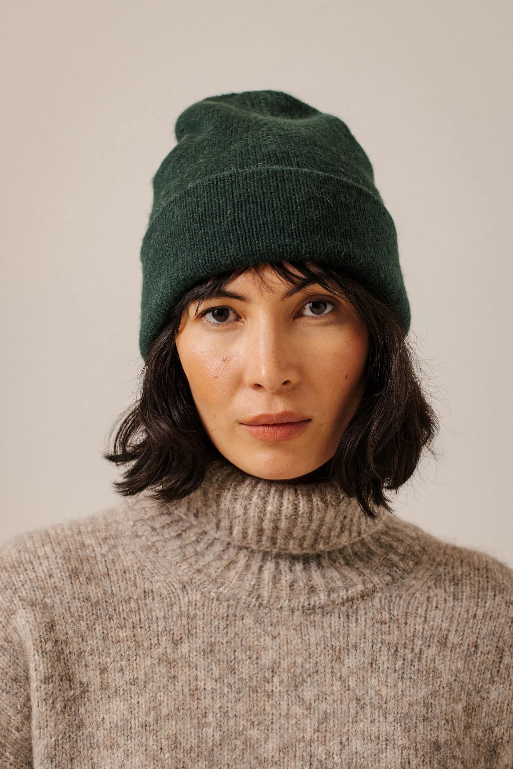Bare Knitwear | Baby Alpaca Andes Beanie - Emerald