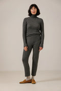 Bare Knitwear | Merino Slim Pant - Charcoal