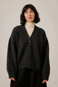 Bare Knitwear | Oversized Alpaca Cardigan - Basalt
