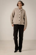 Bare Knitwear | Oversized Shawl Cardigan - Marble