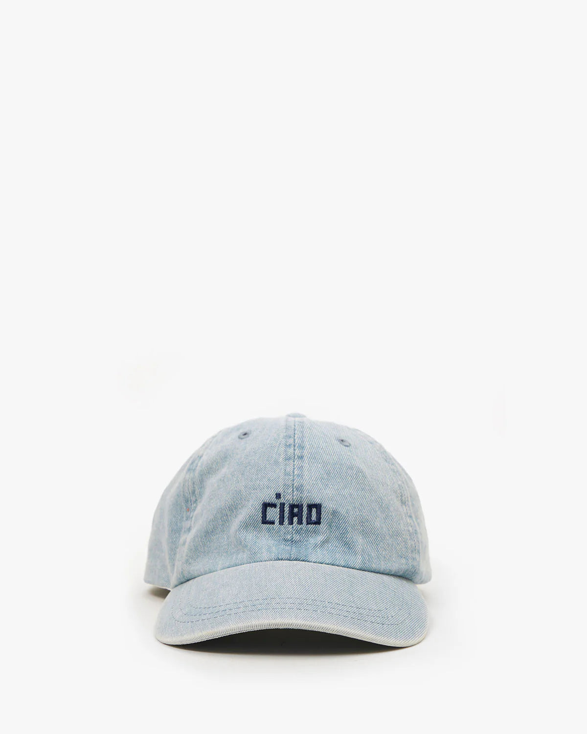 Clare V. | Ciao Baseball Hat - Denim