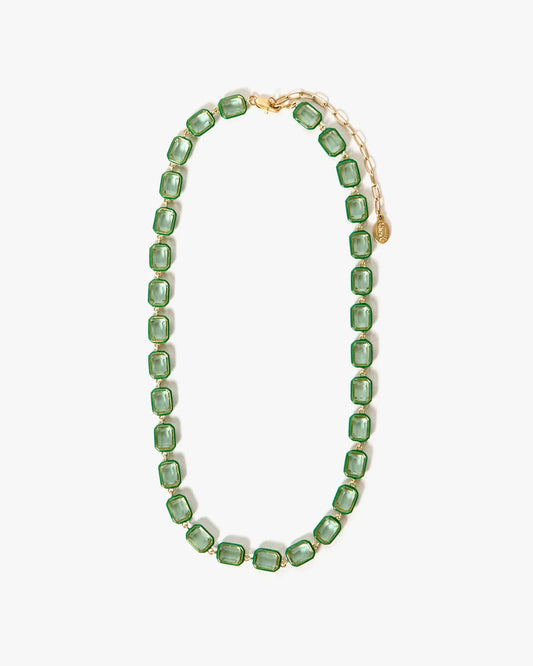 Clare V. | Bijoux Bead Necklace - Mint