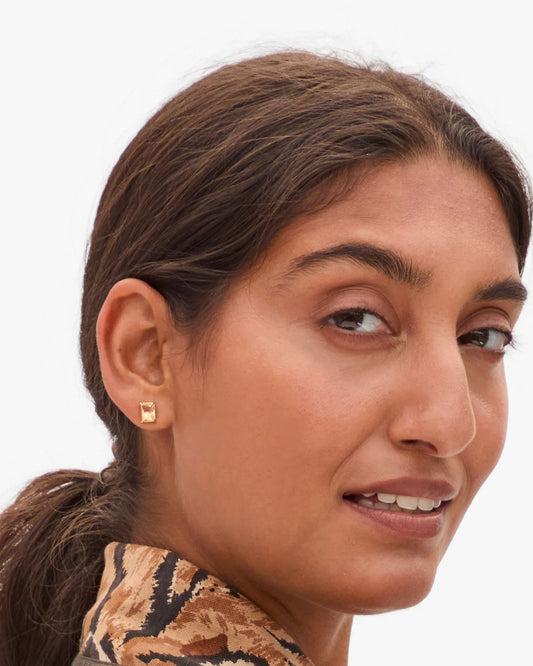 Clare V. |  Bijoux Stud Earrings - Citrine