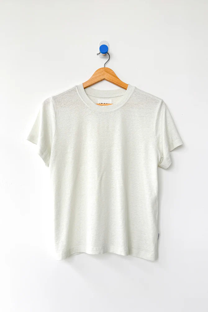 Le Bon Shoppe | Bo Linen Blend Tee - Salt