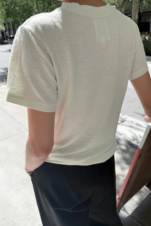 Le Bon Shoppe | Bo Linen Blend Tee - Salt