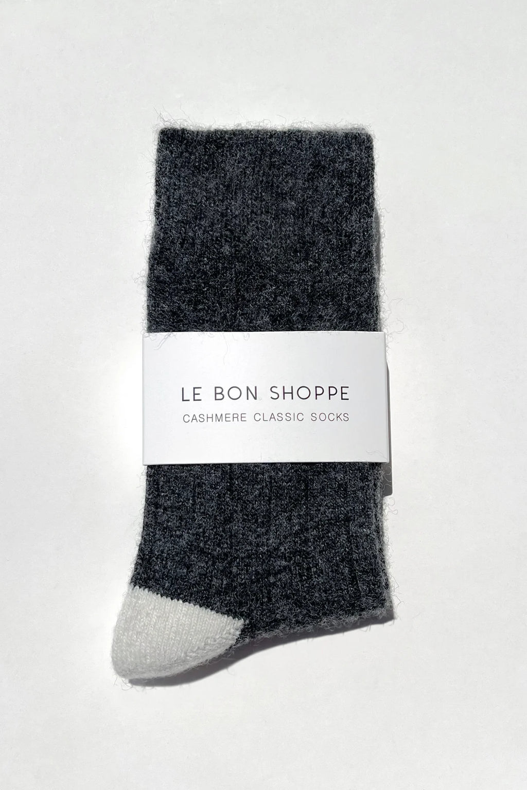Le Bon Shoppe | Classic Cashmere Socks - Charcoal