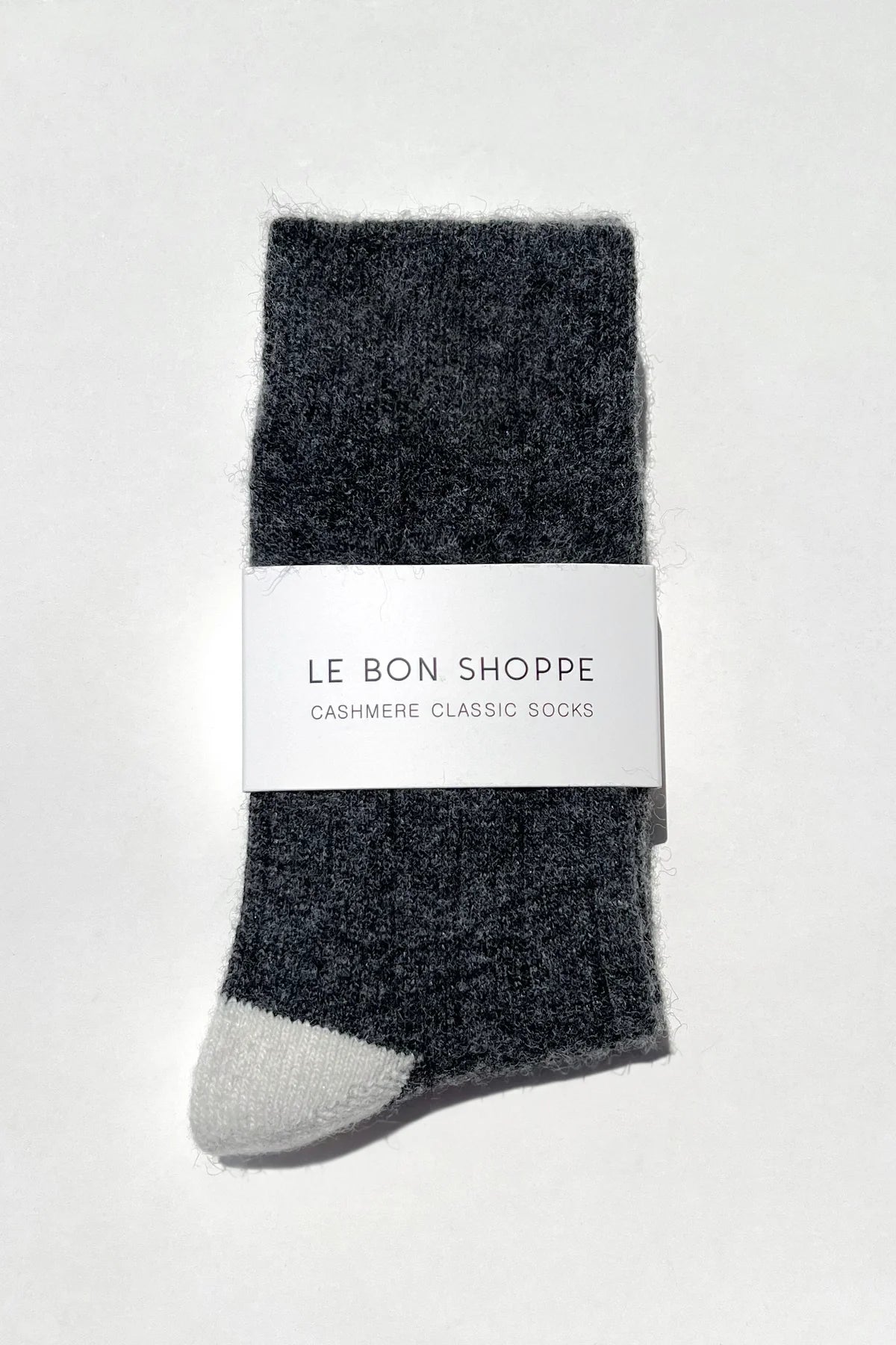 Le Bon Shoppe | Classic Cashmere Socks - Charcoal