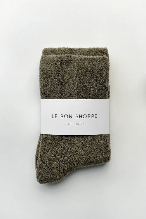 Le Bon Shoppe | Cloud Socks - Muted Sage