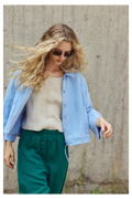 Eve Gravel | Cole Jacket - Azure