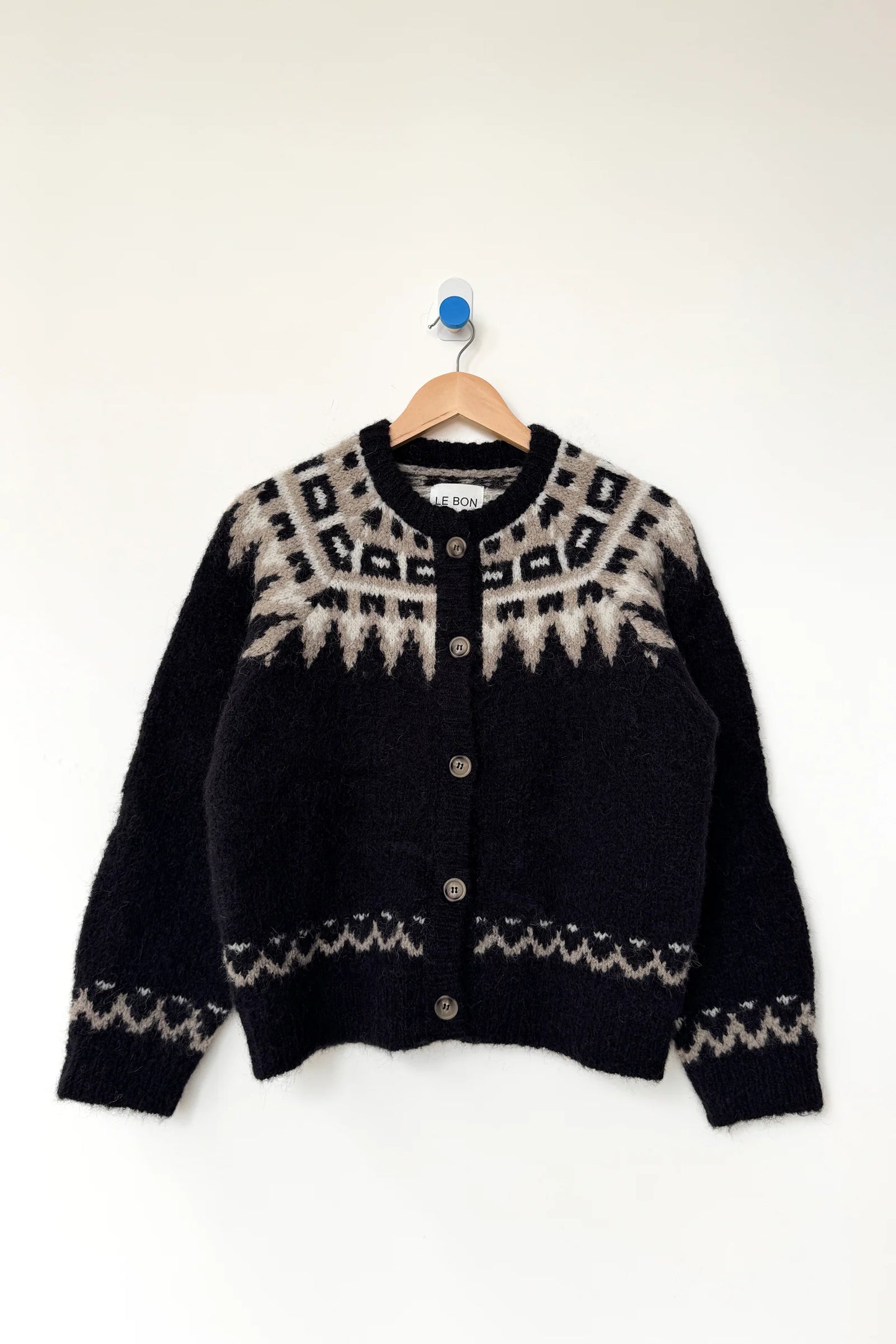 Le Bon Shoppe | Alpaca Cabin Cardigan - Black