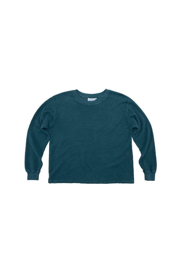 Jungmaven | Campfire Fleece Sweatshirt - Deep Teal